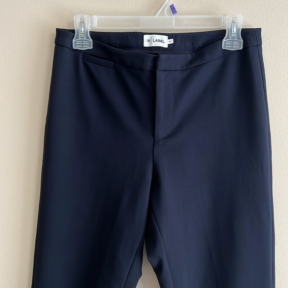 R Label The Reset Skinny Stretch Trouser Pants Navy - Picture 7 of 13